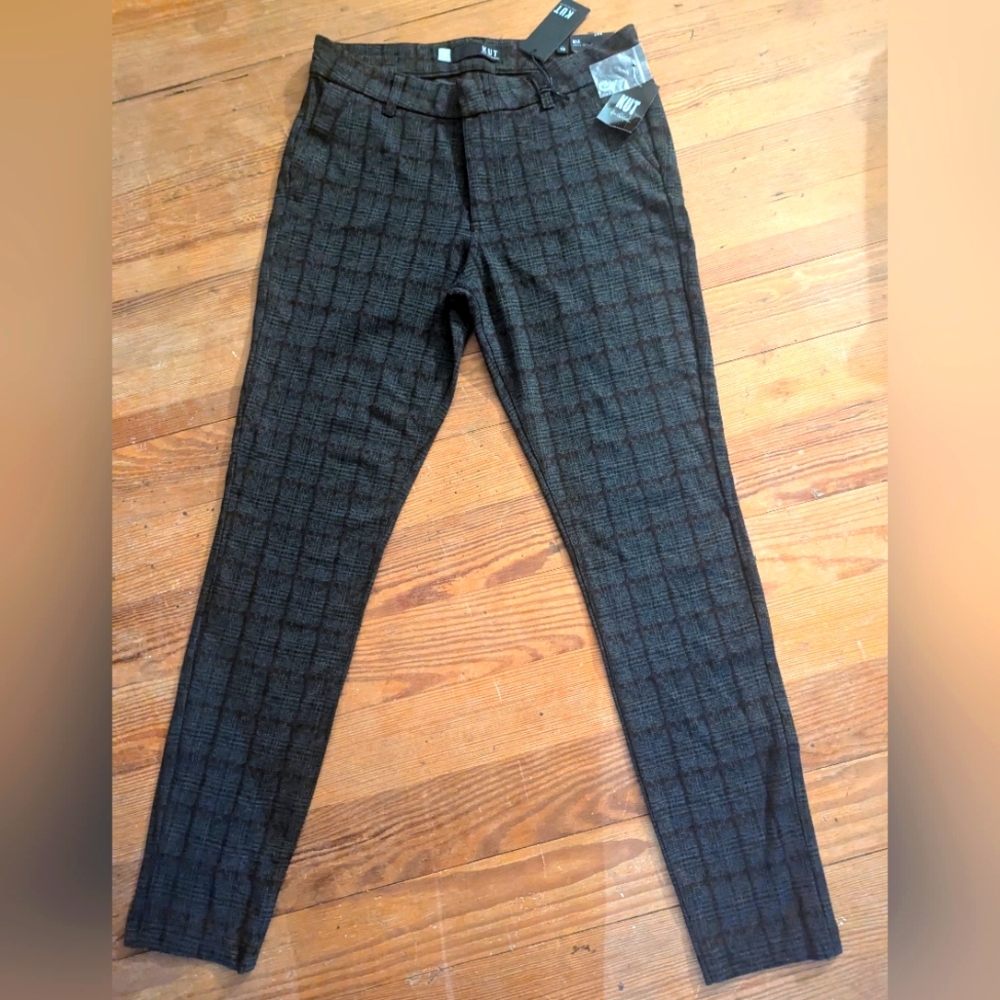 Black Plaid Pants